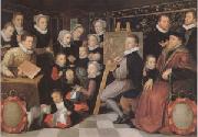 VEEN, Otto van Surrounded by His Household (mk05) oil painting reproduction